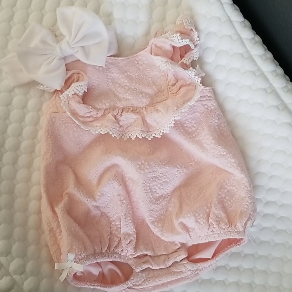 Catherine Malandrino Mini Baby Girl Bubble Romper